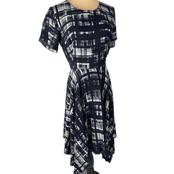 Corey Lynn Calter NWOT Size 4 Small Painted Plaid Dress Anthropologie BEAUTIFUL - Picture 5 of 12